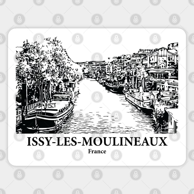 Issy-les-Moulineaux - France Magnet by Lakeric